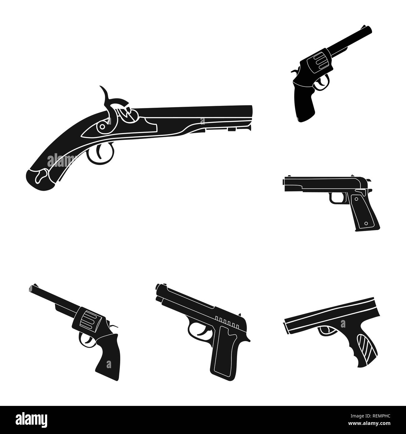 Gun, Skizze, antike, Pulver, Outline, Cowboy, Krieg, Revolver, Pistole, Alte, Trigger, Western, Klassisch, Bullet, Waffe, Kunst, antike, Set, Vector, Icon, Illustration, isoliert, Sammlung, Design, Element, Grafik, Zeichen, Schwarz, einfache, Vektor, Vektoren, Stock Vektor