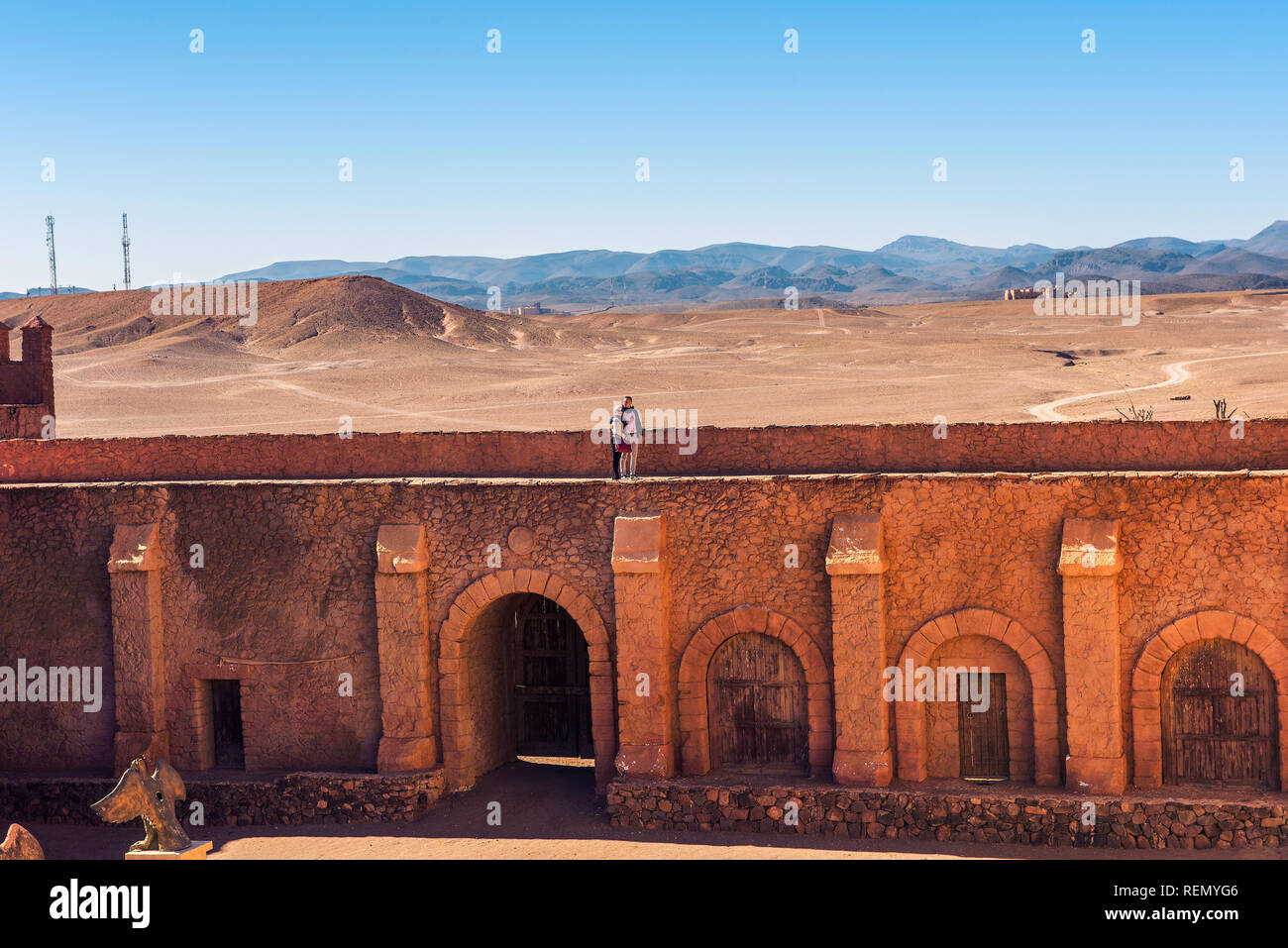 CLA-Studios in Ouarzazate, Marokko Stockfoto