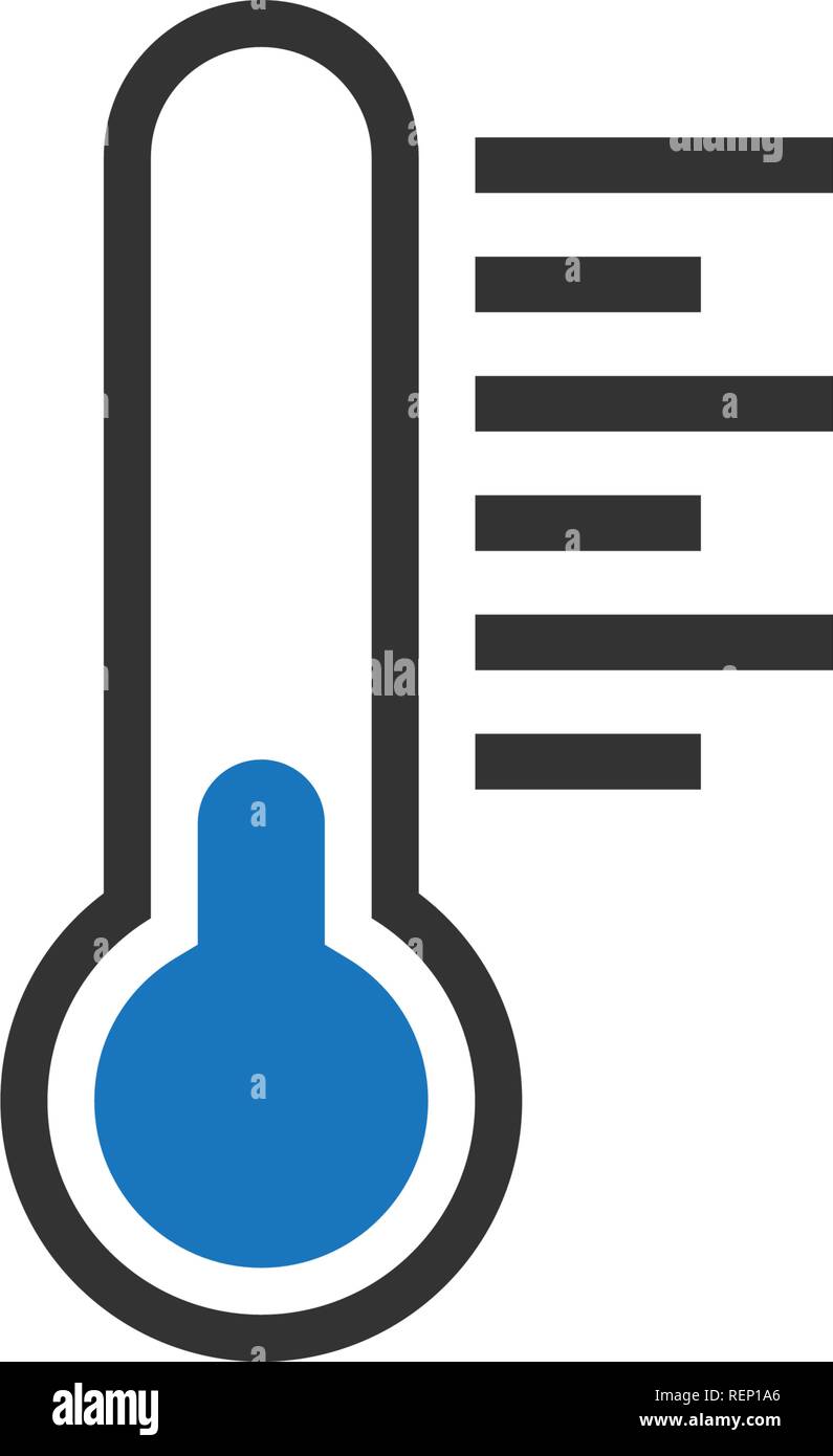 Thermometer Symbol Graphic Design Template vector isoliert Stock