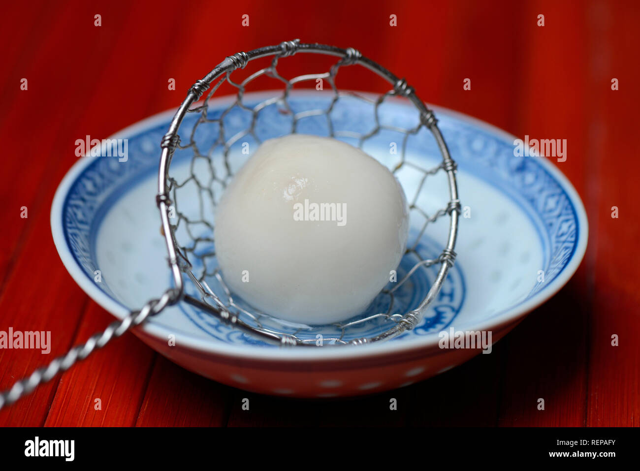 Klebreis Knödel Stockfoto