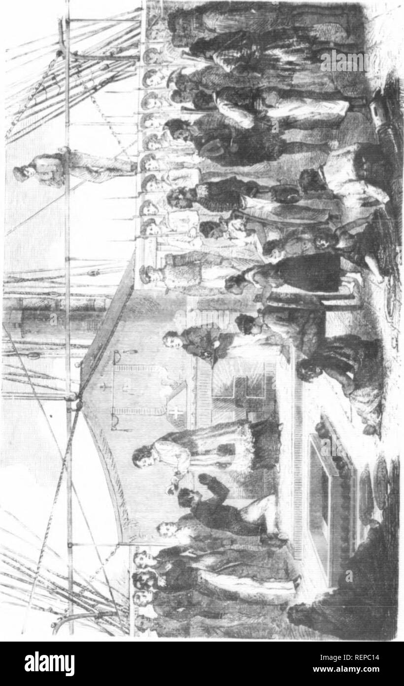 . Voyages et découvertes Outre Mer au XIXe siècle [microforme]. In; Expéditions scientifiques; wissenschaftliche Expeditionen. ". V n. Bitte beachten Sie, dass diese Bilder sind von der gescannten Seite Bilder, die digital für die Lesbarkeit verbessert haben mögen - Färbung und Aussehen dieser Abbildungen können nicht perfekt dem Original ähneln. extrahiert. Mangin, Arthur, 1824-1887. Tours [Frankreich]: A. Mame Stockfoto