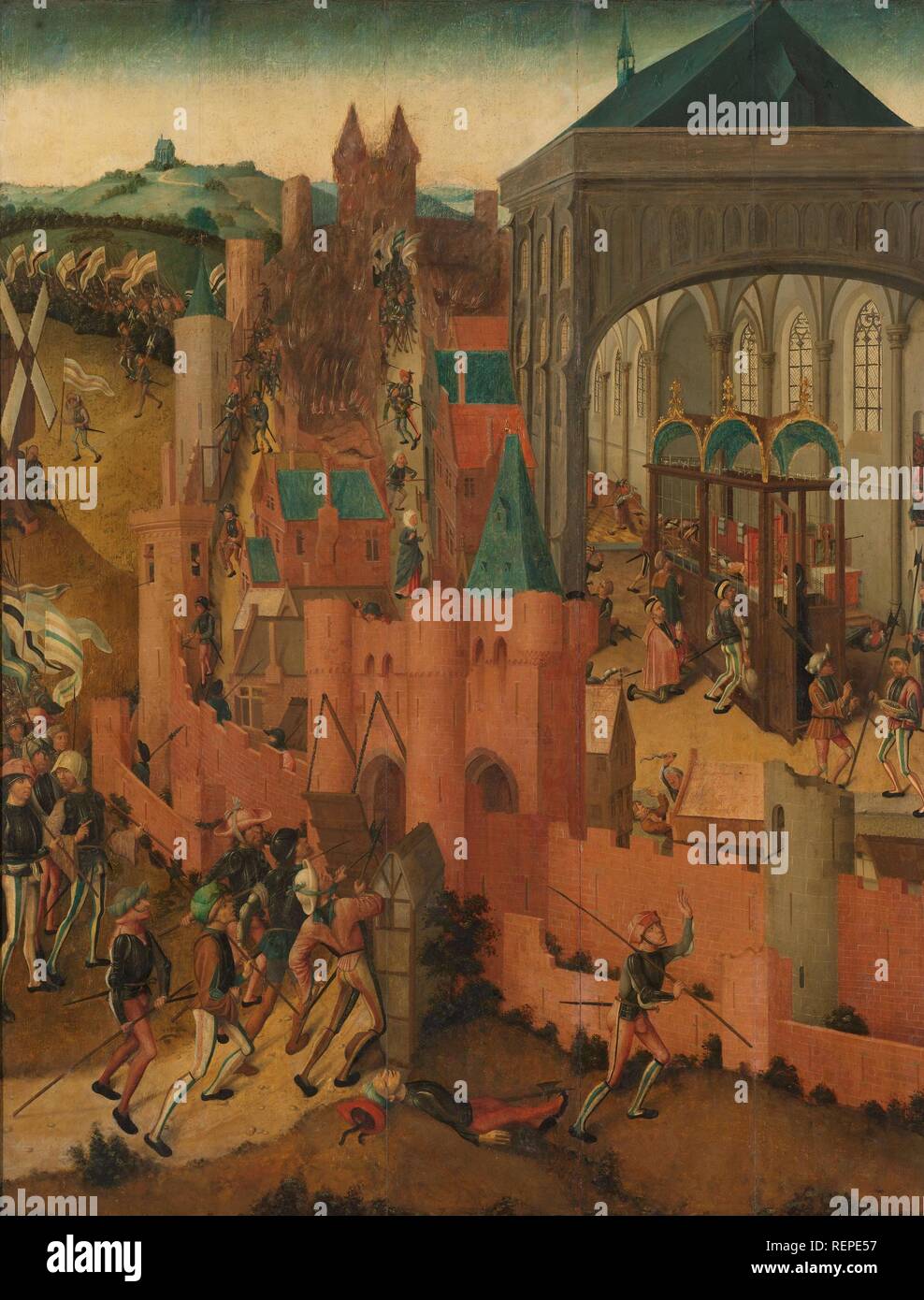 Die Belagerung Von Vlissingen De Verovering Van Rhenen Tur Jan Ii Van Kleve Im Jahr 1499 Dating C 1499 C 1525 Ort Norden Der Niederlande Masse Support H 1 Cm X