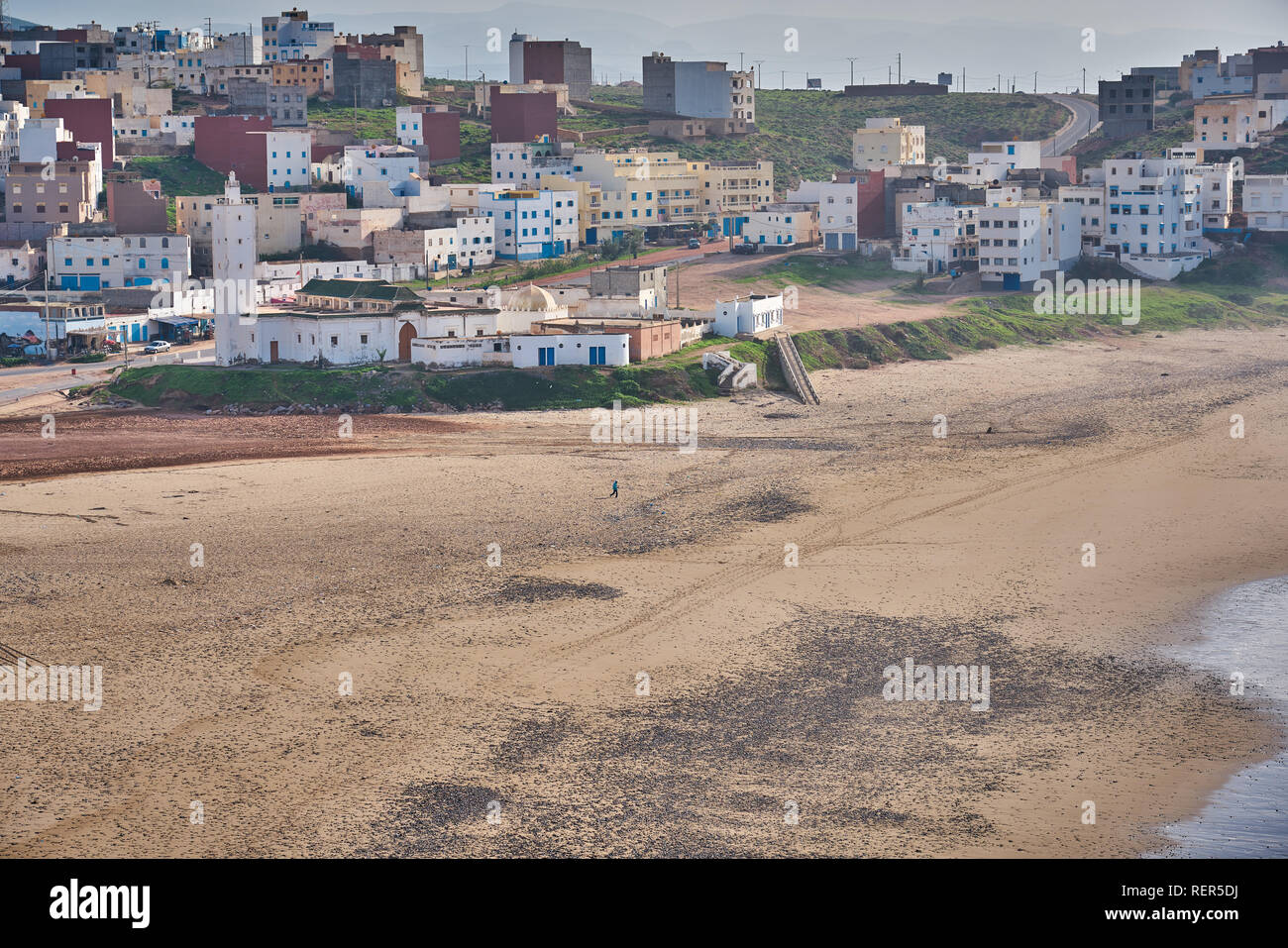 Mirleft Landschaft, Marokko Stockfoto