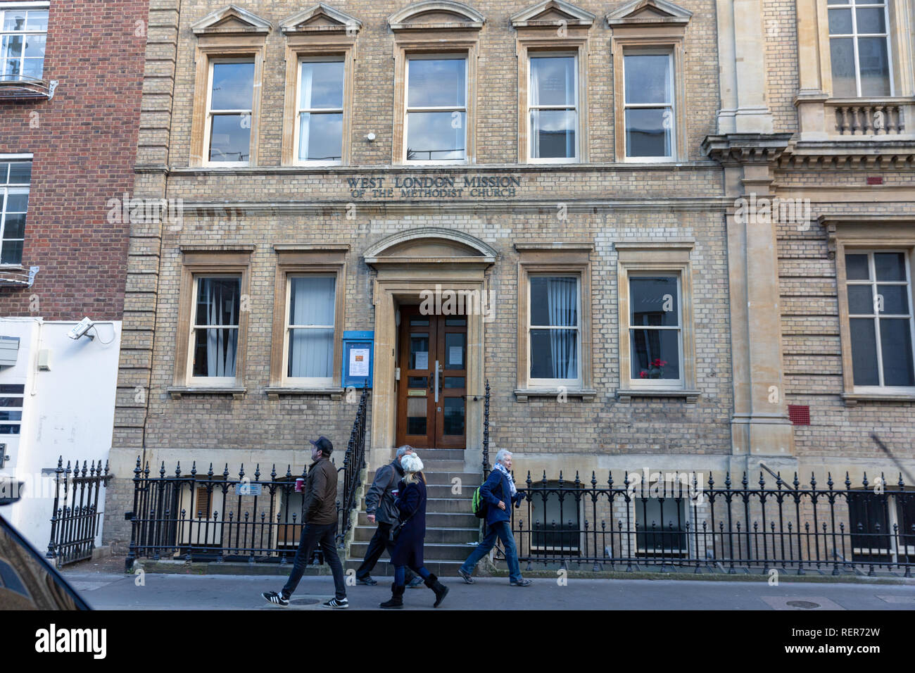 West London Mission der Methodistischen Kirche Stockfoto