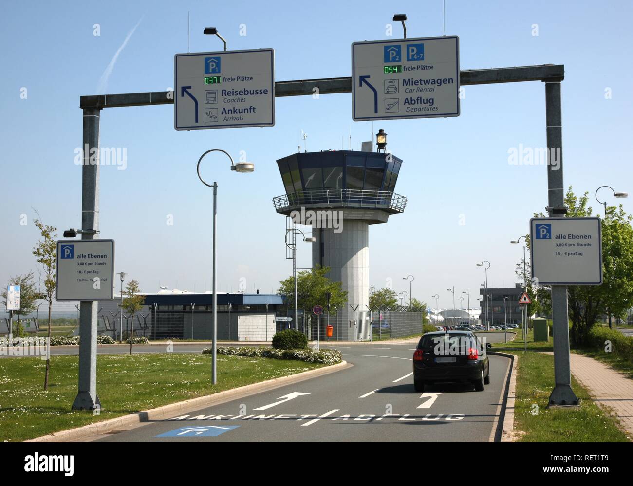 Flughafen Dortmund, Nordrhein-Westfalen Stockfoto