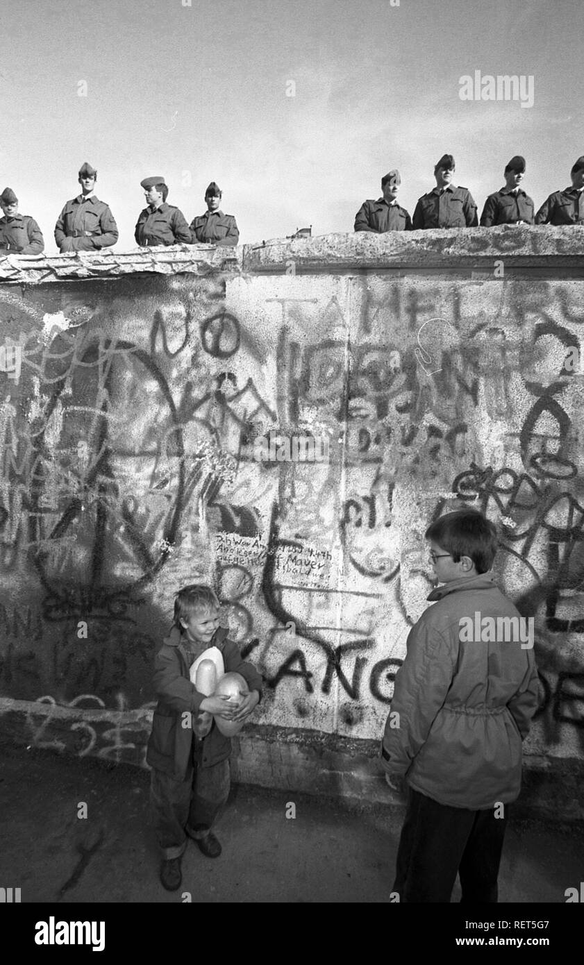 Fall der Berliner Mauer, Berlin Stockfoto