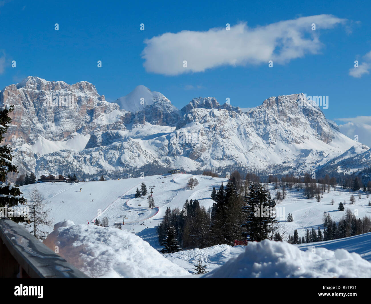 Piz Lavarela, Gader Tal, Dolomiten, Italien Stockfoto