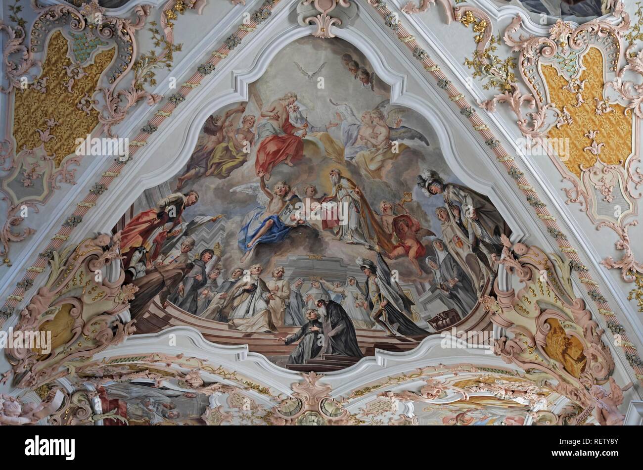 In der Abteikirche des Kloster Neustift in Neustift bei Brixen, Vahrn Gemeinde in Bozen, Italien Stockfoto