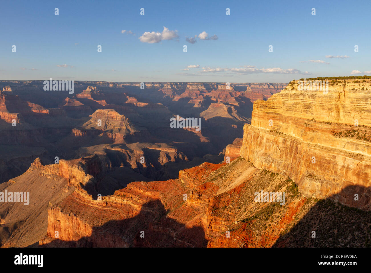 Am frühen Abend Blick von Mohave Point auf der South Rim, Grand Canyon National Park, Arizona, USA. Stockfoto