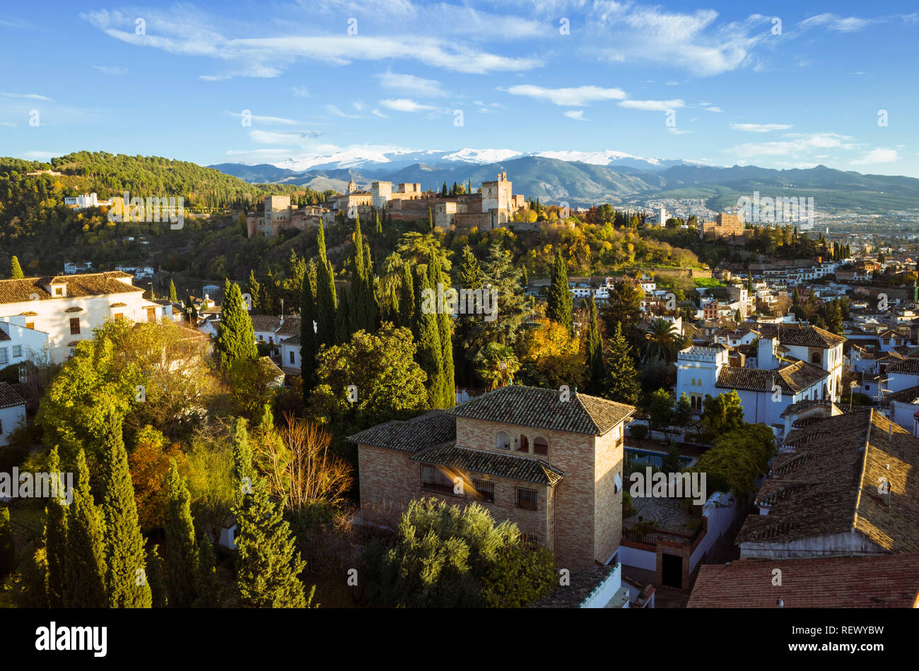 Granada, Andalusien, Spanien Unesco Weltkulturerbe Alhambra und