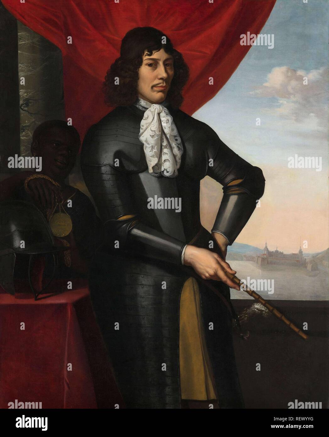 Porträt von Jan Valckenburgh. Dating: C. 1660. Ort: Amsterdam. Maße: L 128,3 cm × w 102,0 cm. Museum: Rijksmuseum, Amsterdam. Autor: Daniel Vertangen (vom Künstler signiert). Stockfoto