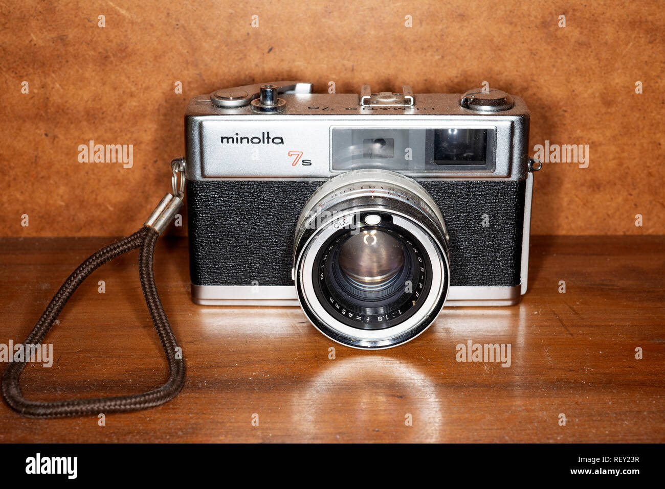 Minolta 7s 35mm-Kamera Stockfoto