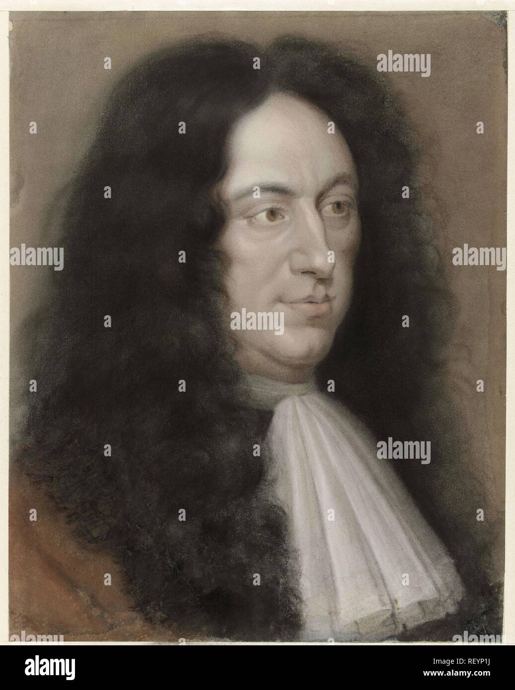 Porträt des Grafen Karl von Biorn Bonde. Verfasser der Stellungnahme: Bernard Vaillant. Verfasser der Stellungnahme: Wallerant Vaillant. Datierung: 1633 - 1698. Maße: H 422 mm x B 333 mm. Museum: Rijksmuseum, Amsterdam. Stockfoto