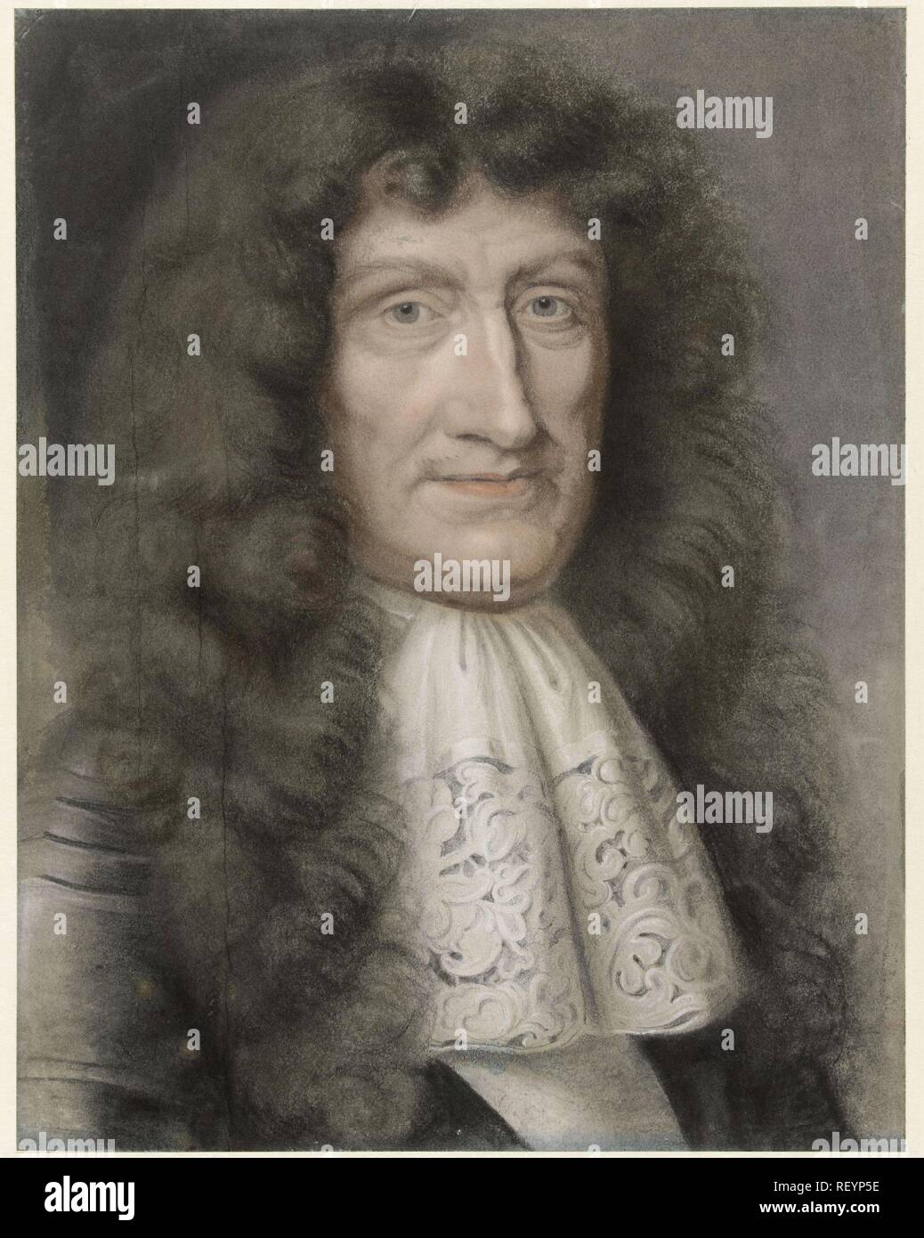 Portrait von Louis Godefroi d'Estrades. Verfasser der Stellungnahme: Wallerant Vaillant. Datierung: 1647 - 1677. Maße: H 421 mm x B 329 mm. Museum: Rijksmuseum, Amsterdam. Stockfoto