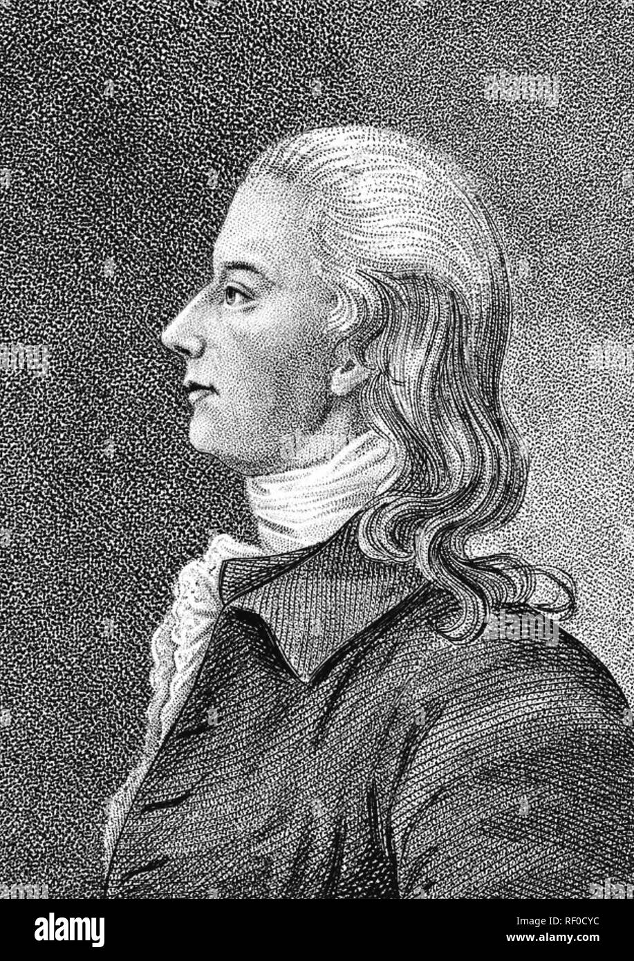 GEORGE GORDON (1751-1793), britischer Politiker, nach denen die Gordon Unruhen von 1780 genannt wurden Stockfoto
