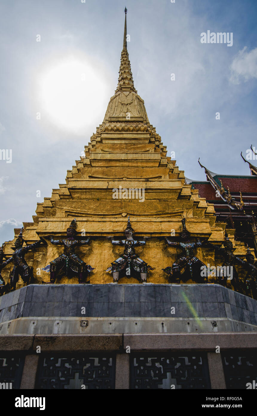 Innerhalb der Grand Palace in Bangkok, Thailand Stockfoto