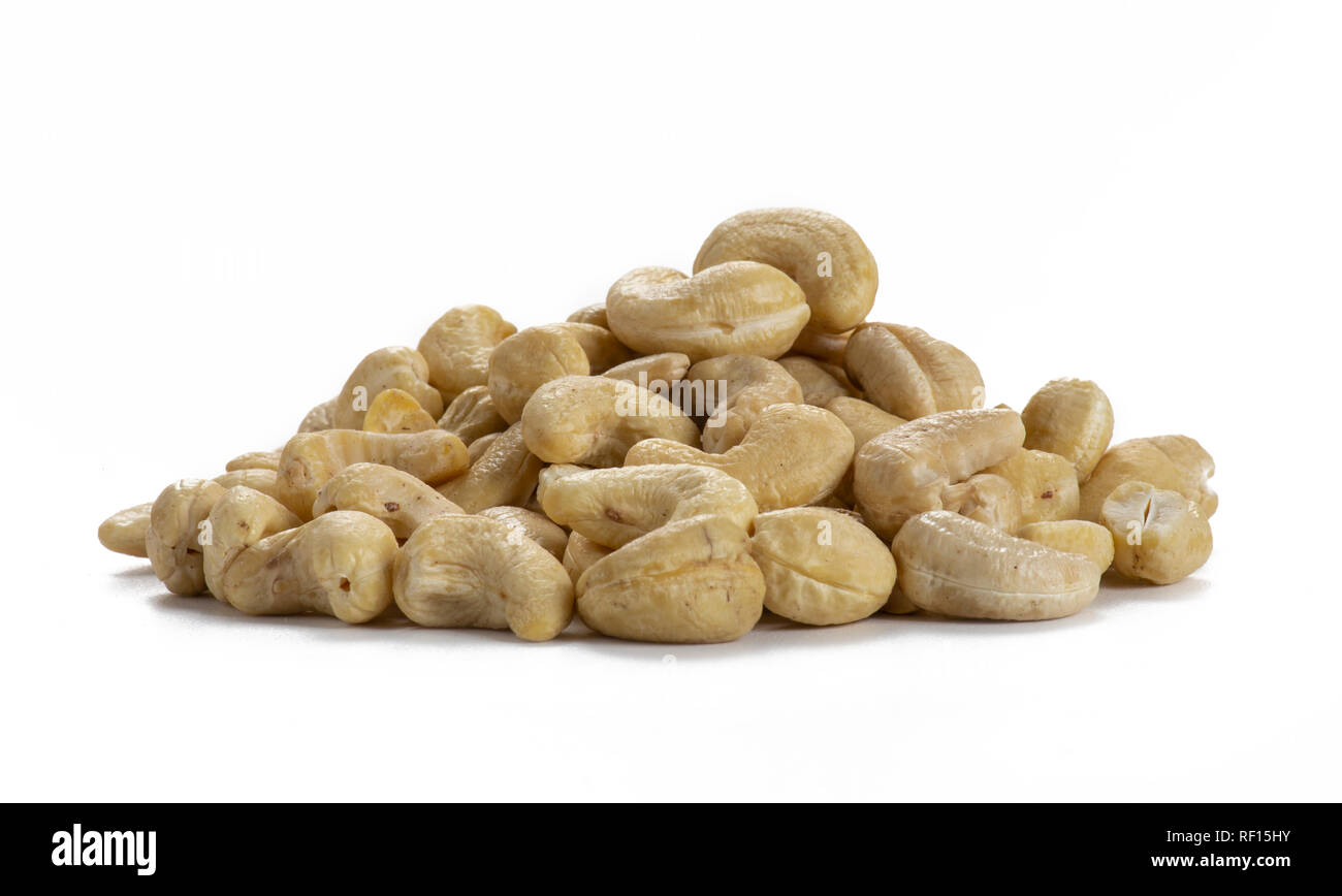 Stapel von Cashew-nüssen Stockfoto