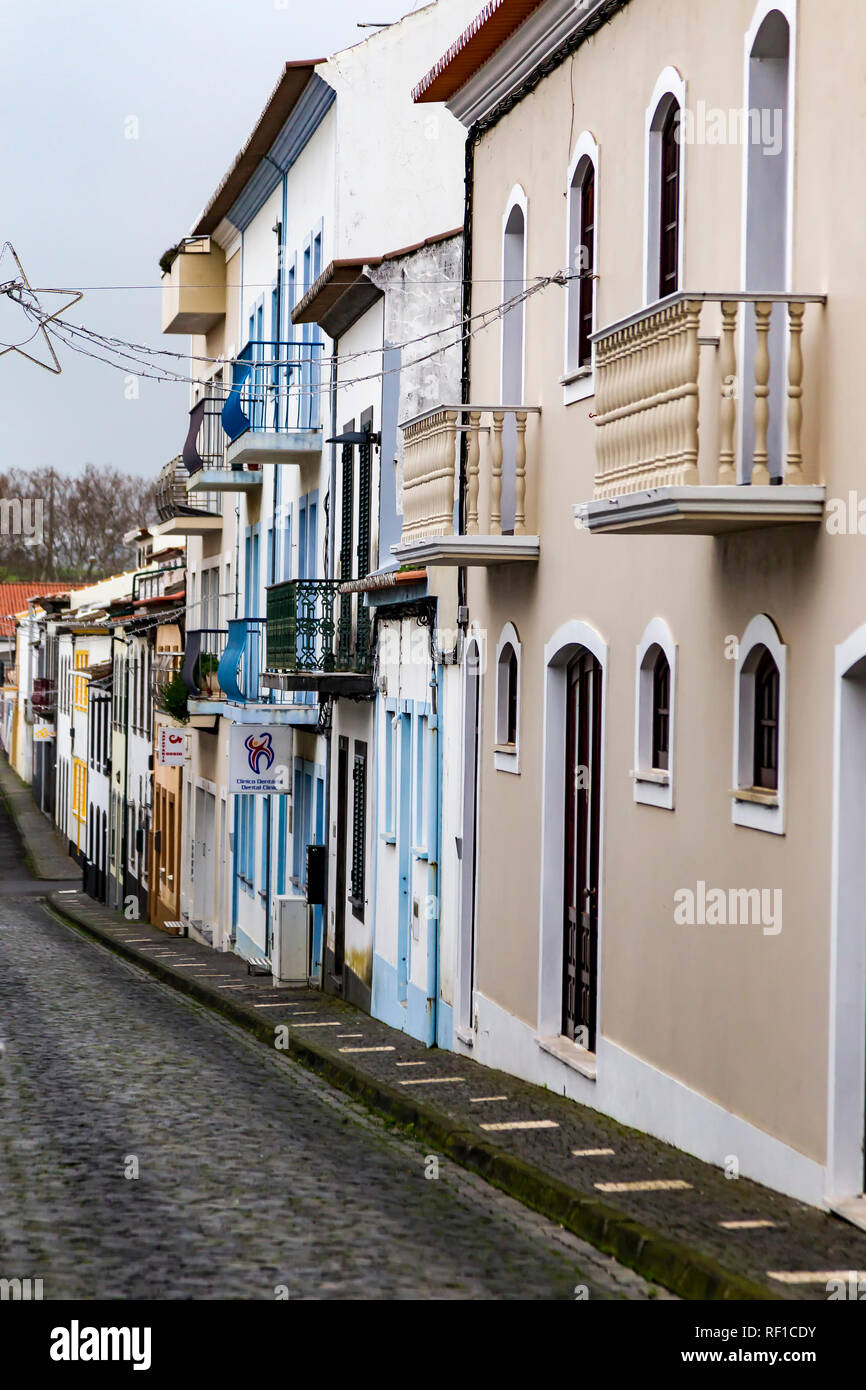 Praia da Victoria, Terceira, Azoren. Portugal. Stockfoto