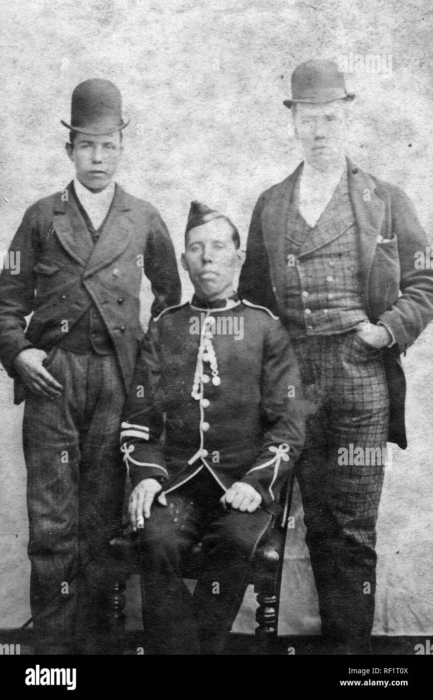 Viktorianische Soldat Stockfoto