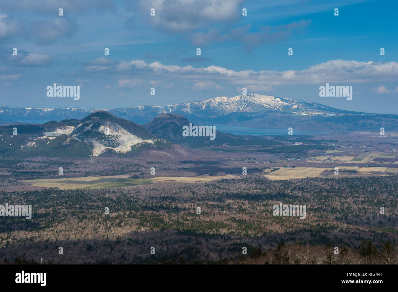 Hokkaido, Mashu Akan Nationalpark, Landschaft Stockfoto