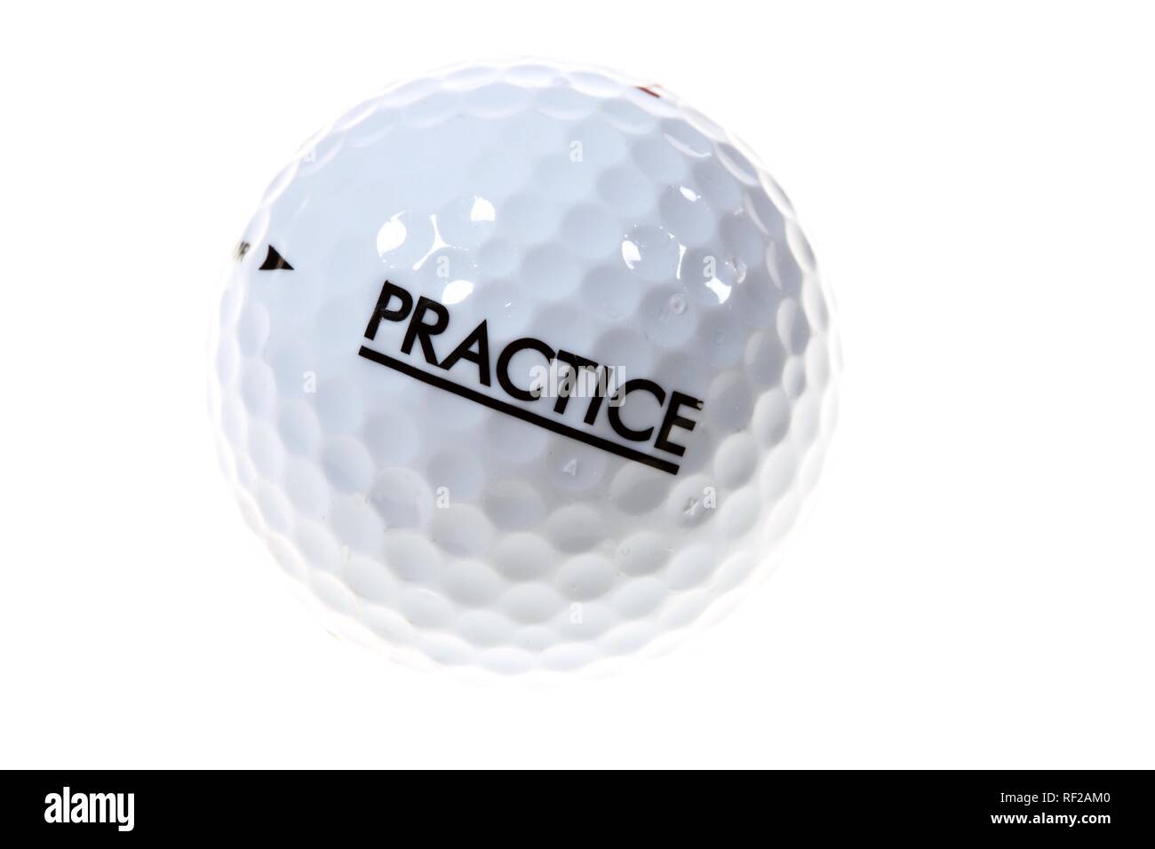 Golf Ball, Kugel für die Driving Range Stockfoto