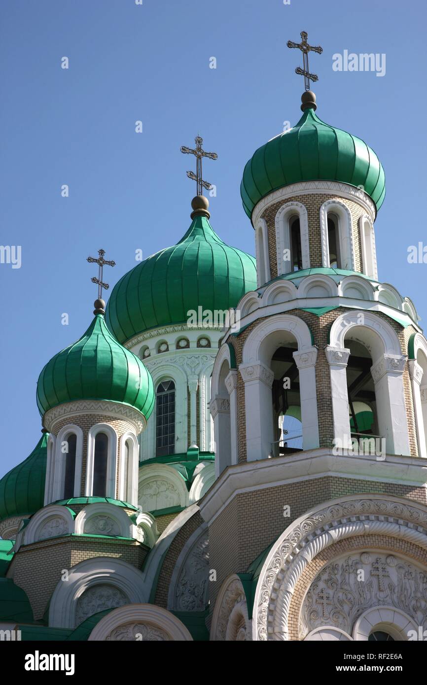 Russisch-orthodoxe Kirche St. Konstantin und St. Michael, Vilnius, Litauen, Baltische Staaten, nordöstlichen Europa Stockfoto