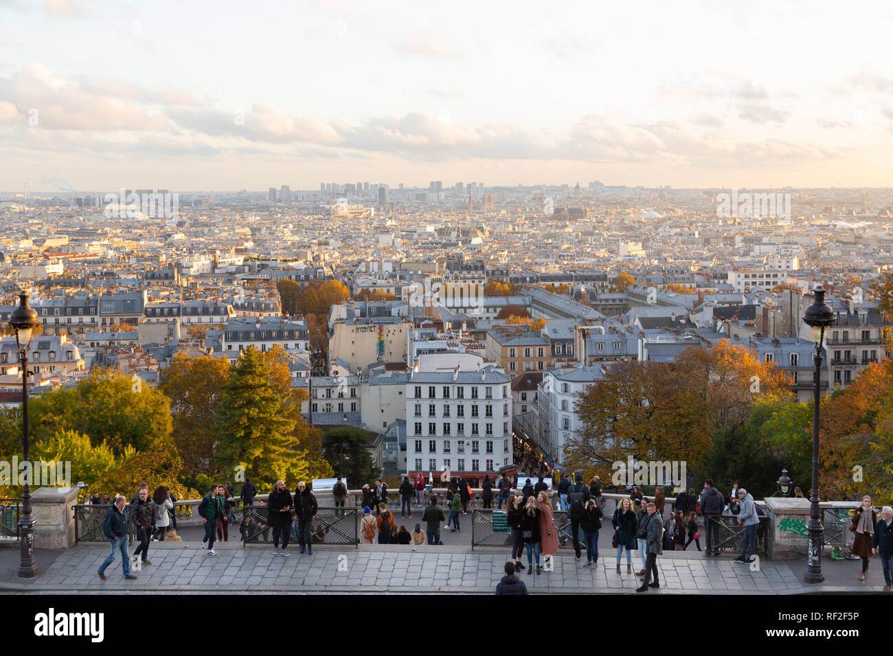 Paris (Frankreich) - Blick vom Montmartre Stockfoto Paris (Frankreich) - Blick vom Montmartre Stockfoto