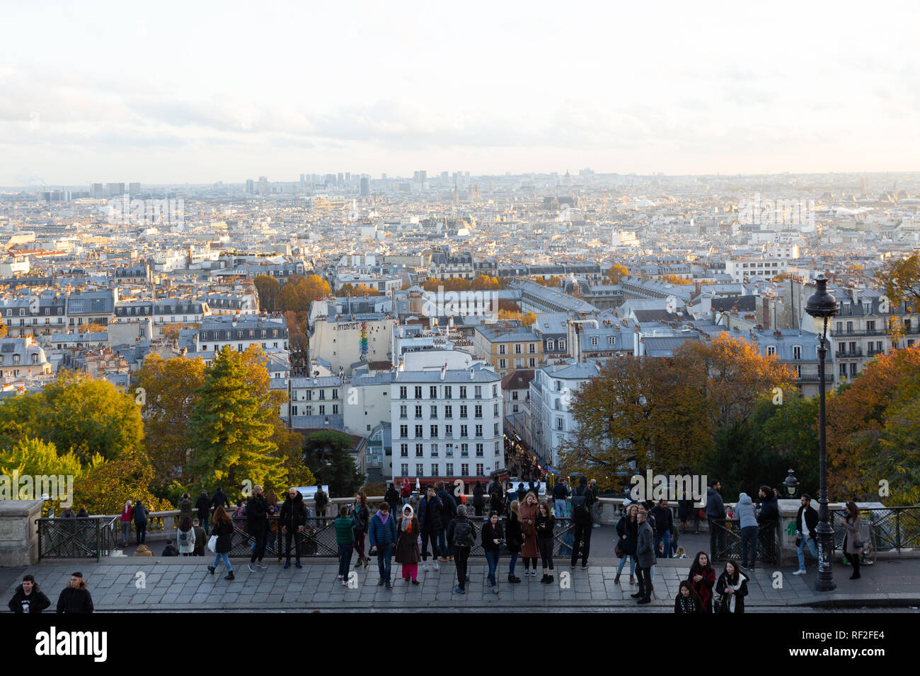 Paris (Frankreich) - Blick vom Montmartre Stockfoto Paris (Frankreich) - Blick vom Montmartre Stockfoto