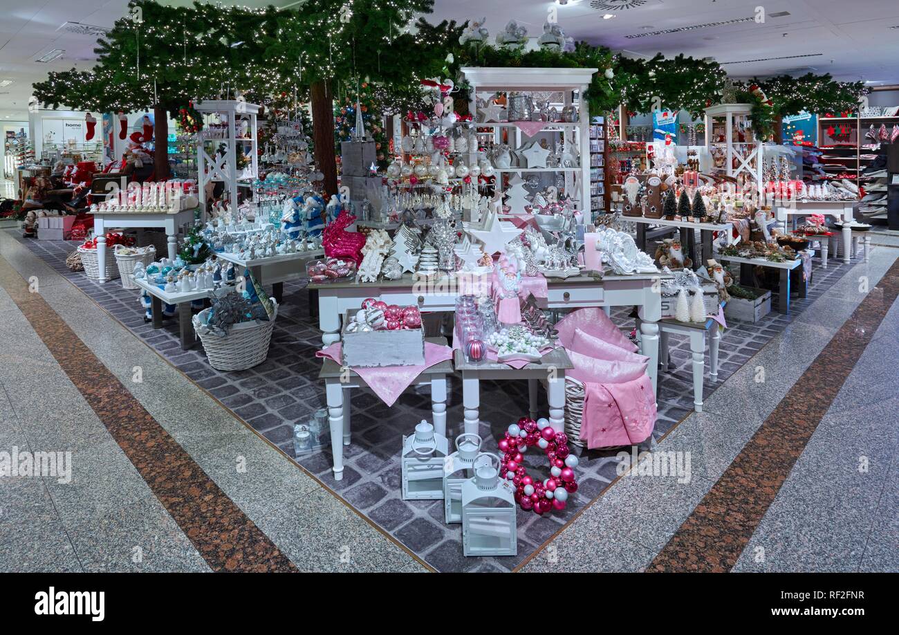 Weihnachten Abteilungen eingerichtet, Kaufhaus, München, Bayern, Deutschland Stockfoto