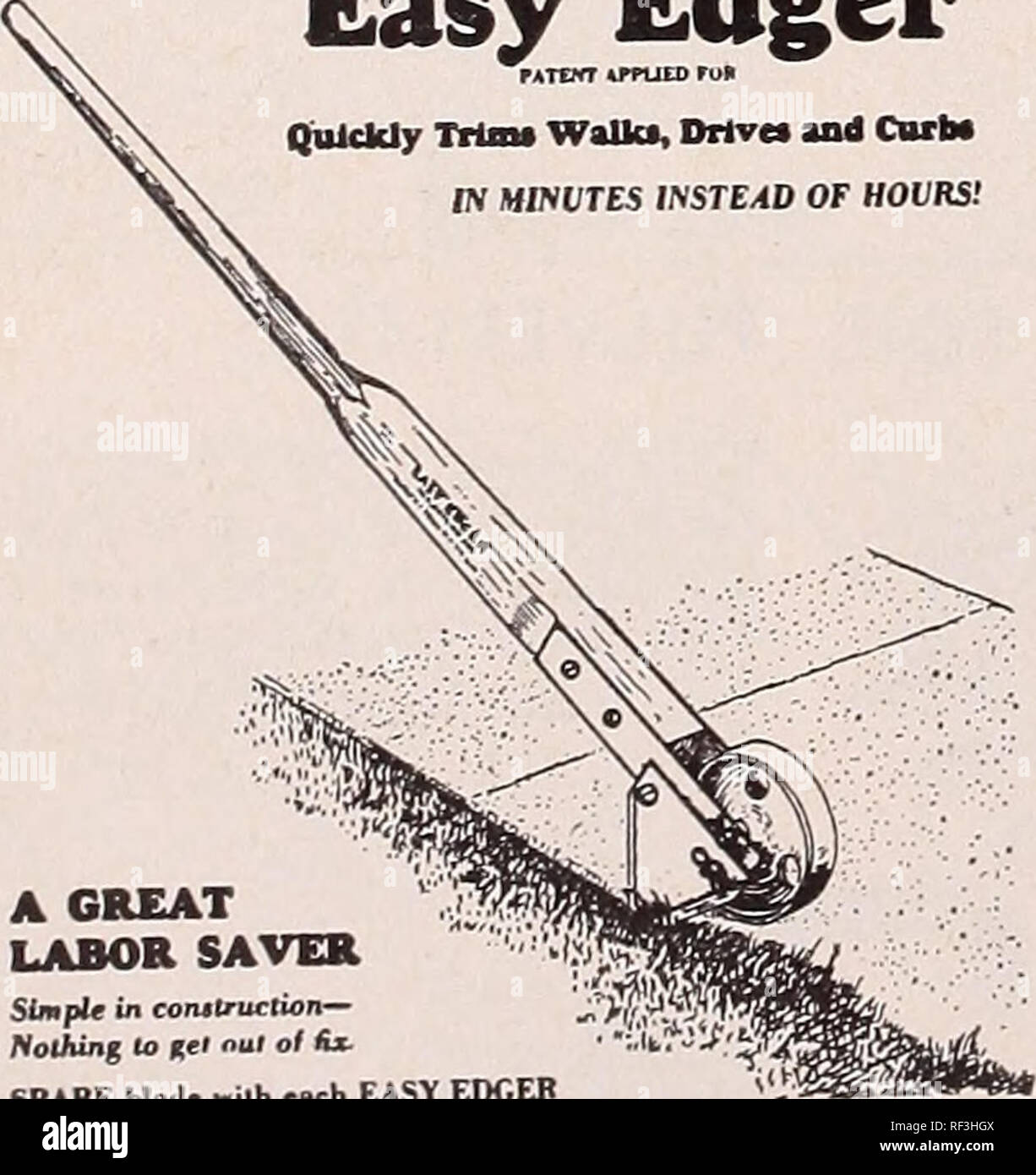 . [Katalog]: Frühjahr 1950. Baumschulen (Gartenbau) North Carolina Raleigh Kataloge; Baumschulen North Carolina Raleigh Kataloge; Samen North Carolina Raleigh Kataloge, Leuchtmittel (Pflanzen) North Carolina Raleigh Kataloge; Gemüse North Carolina Raleigh Kataloge; Gartenarbeit Nort. DE 3 DIG EZY HACKE HACKE. Die Damen hacke Hacke. Leicht, aber stabil. 5 ft. Passt durch ovale Augen in der Klinge Griff und ist leicht ausgetauscht werden. $ 2,00. Postpaid $ 2.25. SQ3y 2 Mattock3V2 in. Blade, $ 2.25. Postpaid 2,50 $. Rasen edgers Einfach Besäumkreissäge f ATTKT* mjEO r Schnell Trimmen * Spaziergänge, Laufwerk* und Bändigen * in Minuten statt in Stunden. Ein Stockfoto