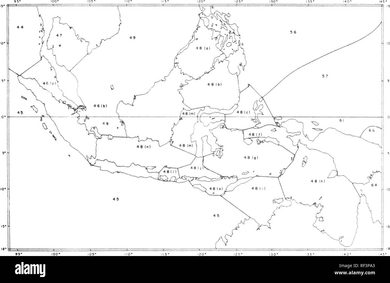 . Katalog von Daten. Change Notice/World Data Center ein, Ozeanographie. Ozeanographie Statistiken.. 0 - s*0* â"¢ 1â"¢ 15'10' â"¢ 10' 5 S'ES^y^^ pj.^4 SÂ"^^ ââ-^. ^^f i^1&lt; V^&lt; r JO 40 *^ (Bl&lt;, ^28* Q0/HI^W^C^2 8 8/SO* (y ss^^--^^^^^^ 28 6/GEOGRAPHISCHEN INDEX - EINZELHEITEN DER MITTELMEERRAUM. Geographischen INDEX - DETAILS VON INDONESIEN, 15. Bitte beachten Sie, dass diese Bilder aus gescannten Seite Bilder, die digital für die Lesbarkeit verbessert haben mögen - Färbung und Aussehen dieser Abbildungen können nicht genau mit dem ursprünglichen wor ähneln extrahiert werden Stockfoto