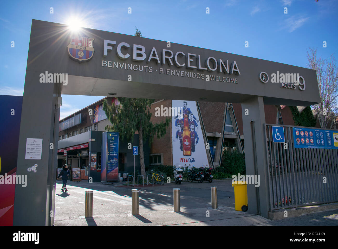 Camp Nou Stockfoto