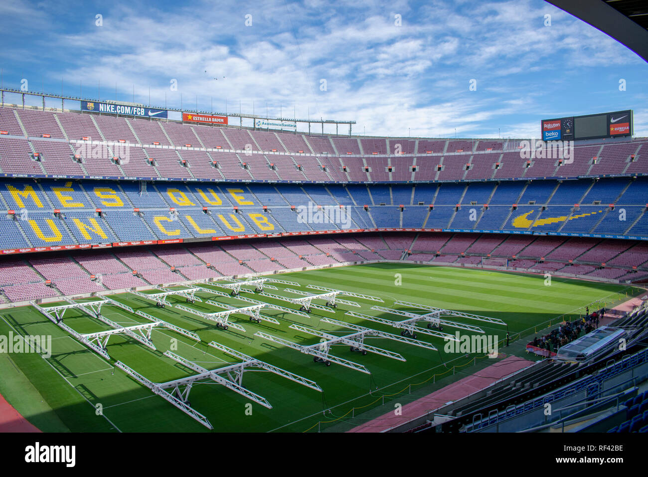 Camp Nou Stockfoto