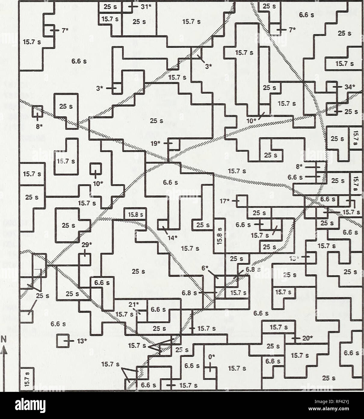 . Eine Grundierung auf stehen und Waldinventur Designs. Die Wälder und die Forstwirtschaft Maß; Wald Umfragen. Mapping und Ungemessenen Bereich Schätzungen - Die Sat-ellite Szene dient auch als eine grobe Karte der Ressourcen. Bereiche klassifiziert und abgebildet mit niedriger Dichte, zum Beispiel, kann davon ausgegangen werden, Hartholz Vegetation 78 Prozent der Zeit zu sein und haben ein Volumen von 12.02 Ccf pro Acre ± 23,93 Prozent bei der Befragung. Pixel, die das Feld Grundstücke können die gemessenen Werte zugewiesen werden. Alle anderen Pixel das Stratum Durchschnittswerte zugewiesen. Siehe Abbildung 22. Beachten Sie, dass die in die Stichprobe einbezogenen Absatzmengen und Stratum ein Stockfoto