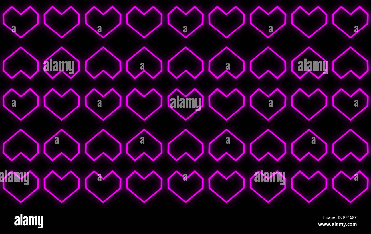 Das Herz Hintergründe Grafik dank Valentinstag glühende Formen und Partikel. Es kann auch in der Hochzeit Hintergründe Präsentationen verwendet werden. Stockfoto