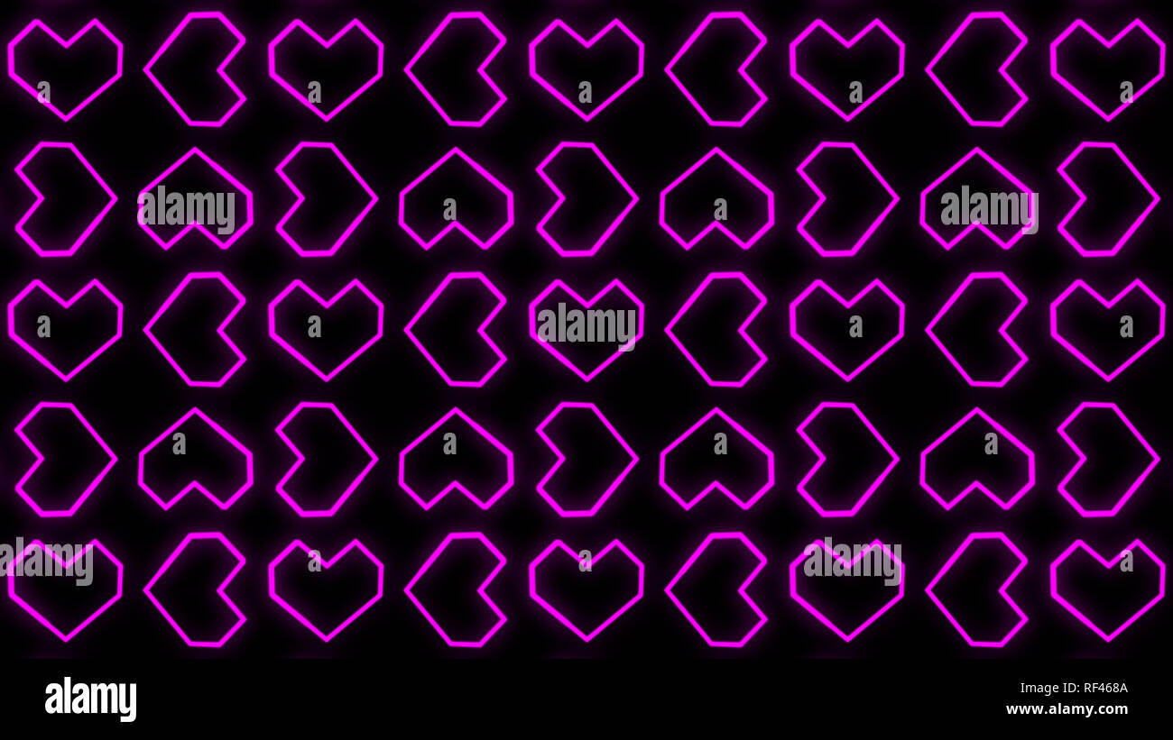 Das Herz Hintergründe Grafik dank Valentinstag glühende Formen und Partikel. Es kann auch in der Hochzeit Hintergründe Präsentationen verwendet werden. Stockfoto