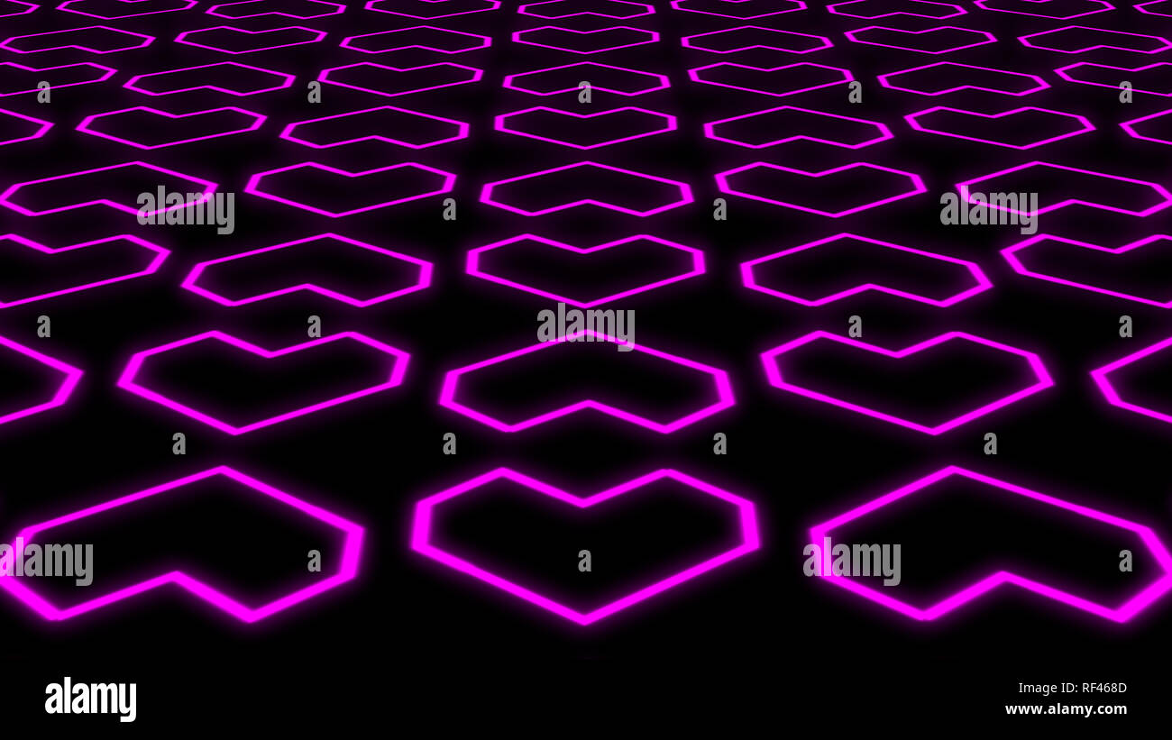 Das Herz Hintergründe Grafik dank Valentinstag glühende Formen und Partikel. Es kann auch in der Hochzeit Hintergründe Präsentationen verwendet werden. Stockfoto