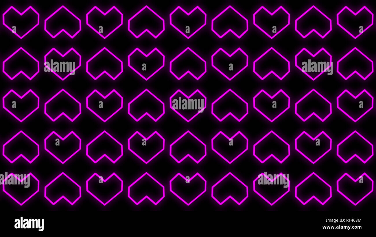 Das Herz Hintergründe Grafik dank Valentinstag glühende Formen und Partikel. Es kann auch in der Hochzeit Hintergründe Präsentationen verwendet werden. Stockfoto