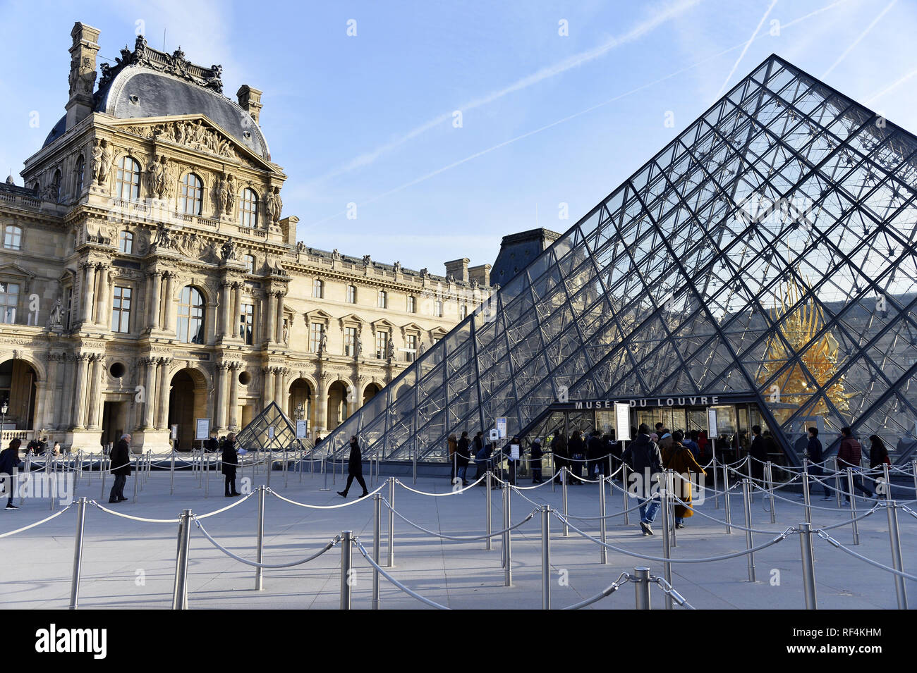 Le Louvre - Paris - Frankreich Stockfoto