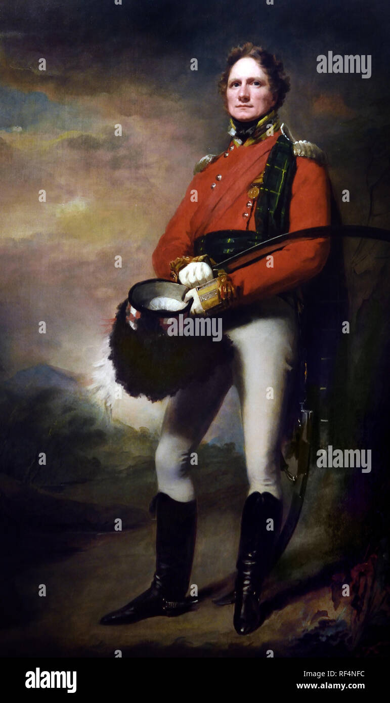 Major James Lee Harvey von Henry Raeburn 1794-1823 aus dem 18. Jahrhundert, UK, United Kingdom, Schottland Stockfoto