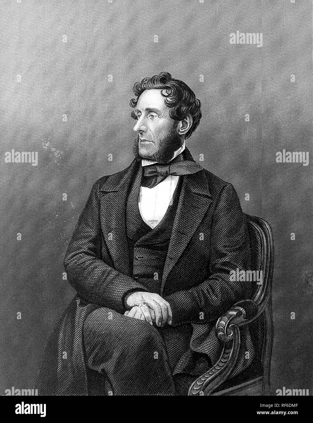 ANTHONY ASHLEY-COOPER, 7th Earl of Shaftesbury (1801-1885), britischer Politiker, philanhropist und Sozialreformer Stockfoto