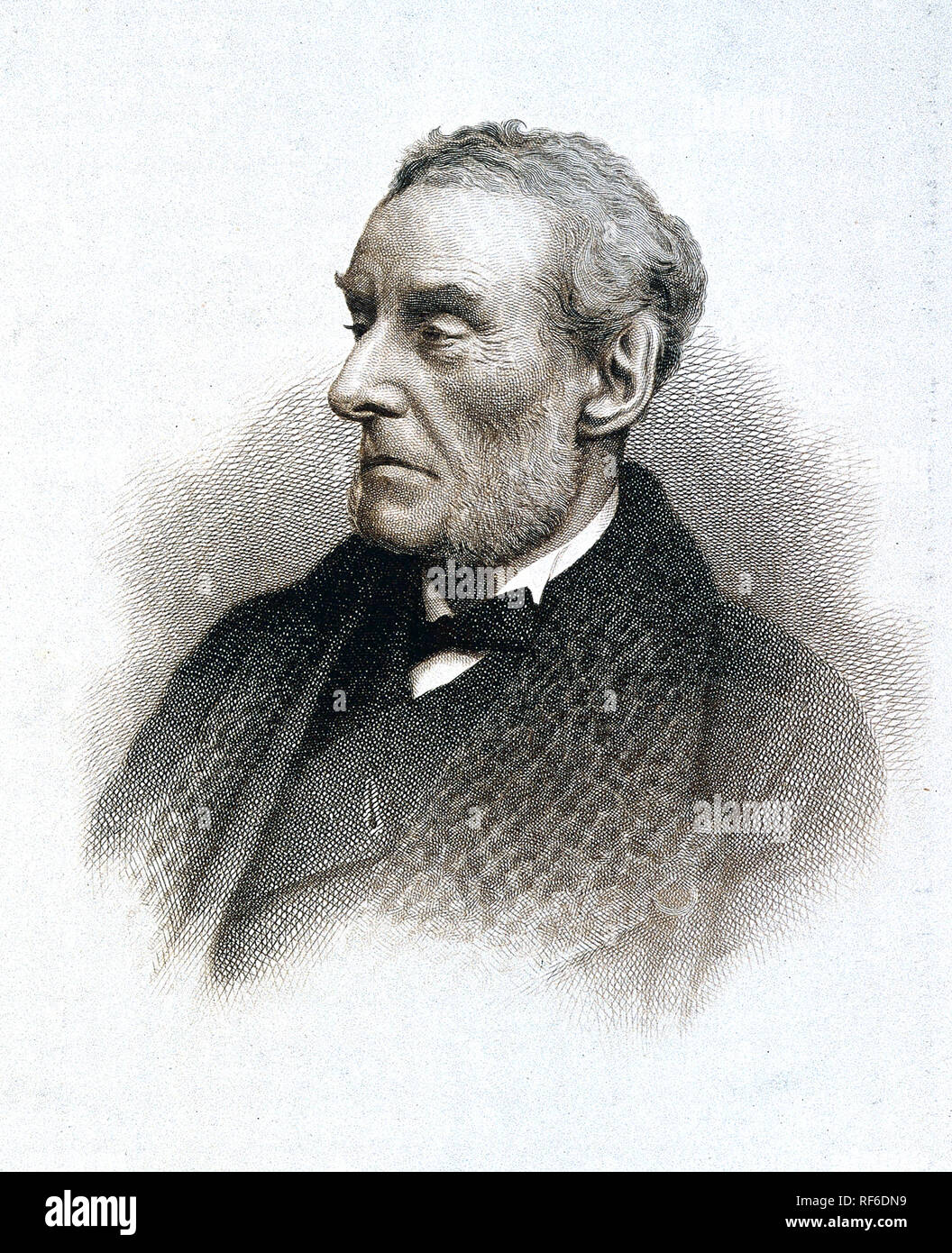 ANTHONY ASHLEY-COOPER, 7th Earl of Shaftesbury (1801-1885), britischer Politiker, philanhropist und Sozialreformer Stockfoto