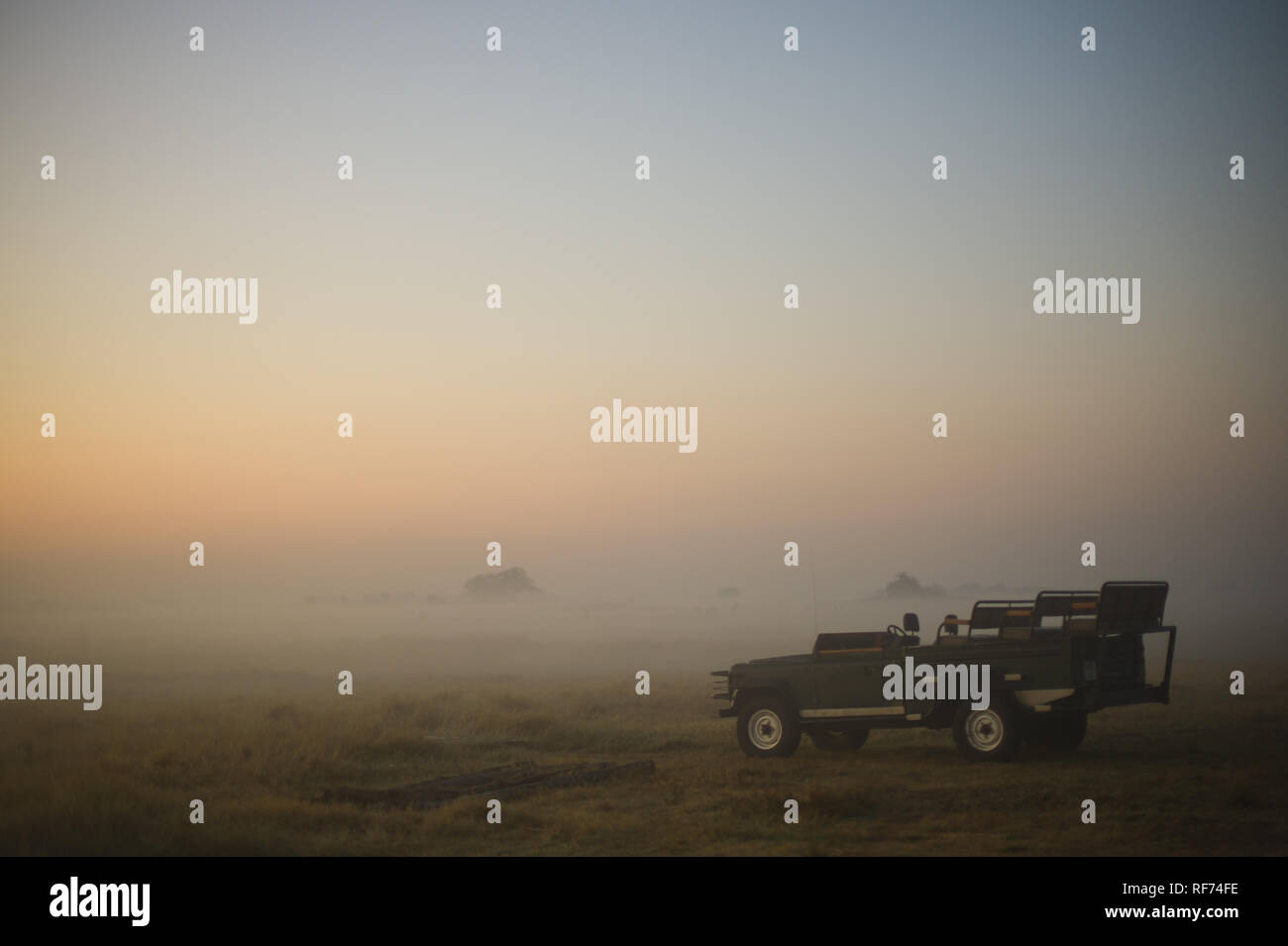 Busanga Plains ist einer der abgelegensten Gegenden des Kafue National Park, Sambia, sondern auch die schönste und die höchste Bestandsdichte Stockfoto