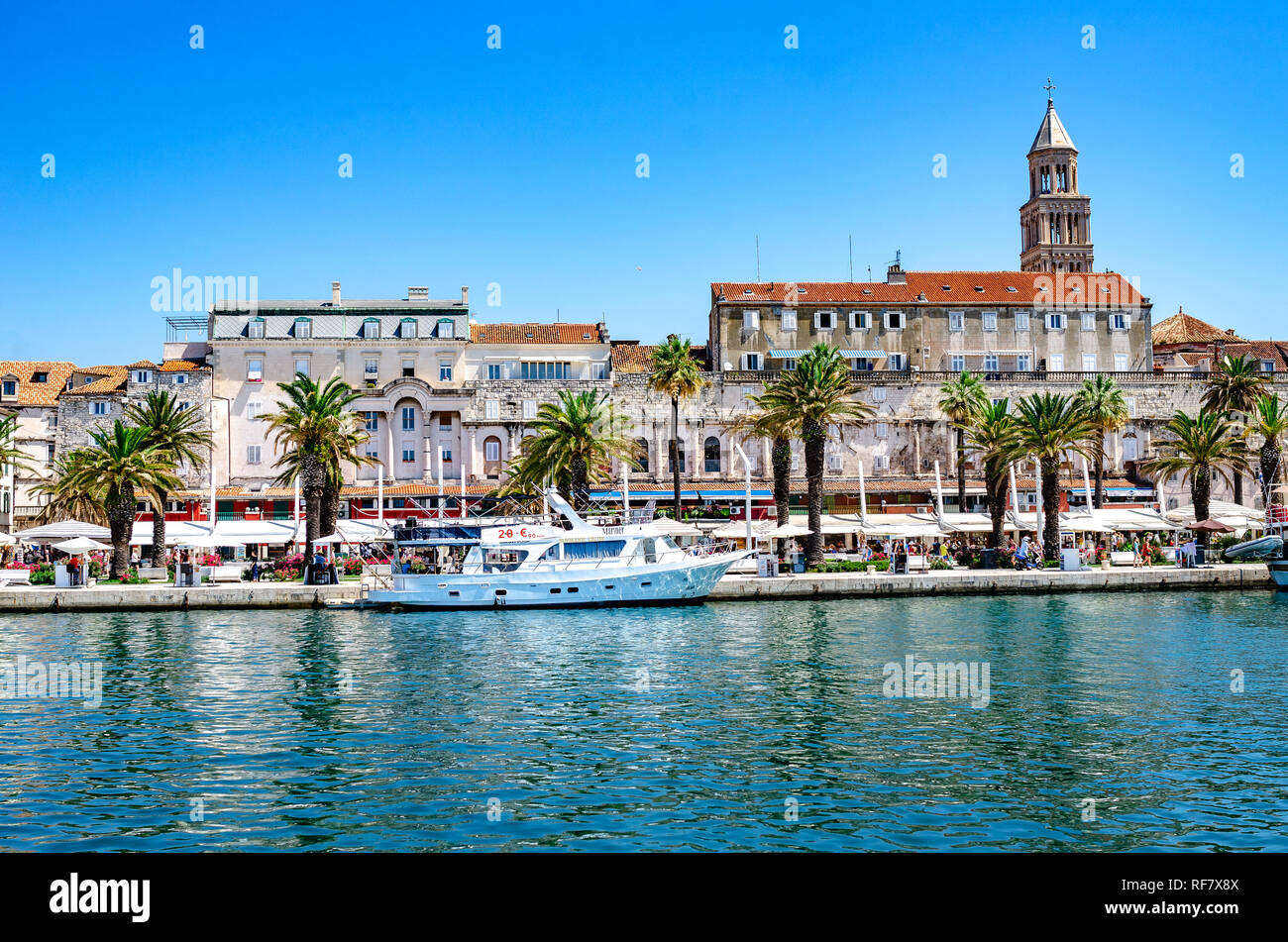 Diokletian Palast. Split, Kroatien. Stockfoto