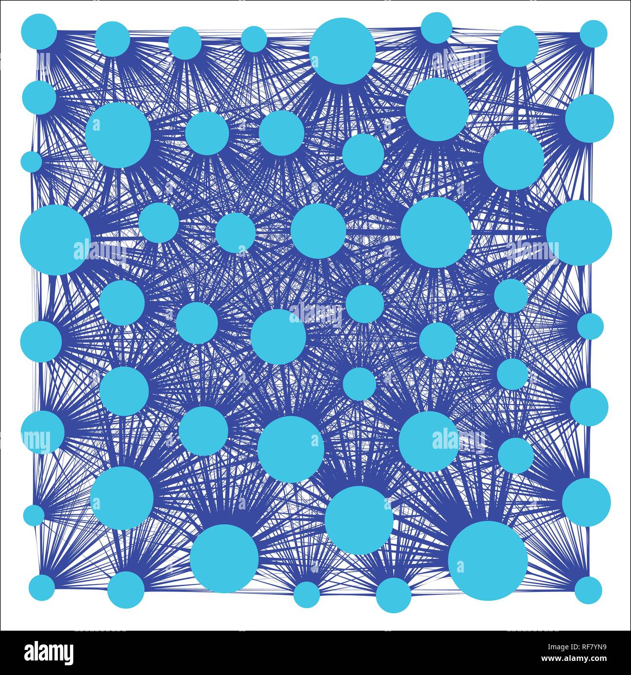 Abstrakte Netzwerkverbindung. Techno Cloud Abstract background. Lowpoly polygonalen Dreiecke Design. Grosse Daten digitale Illustration. Stock Vektor