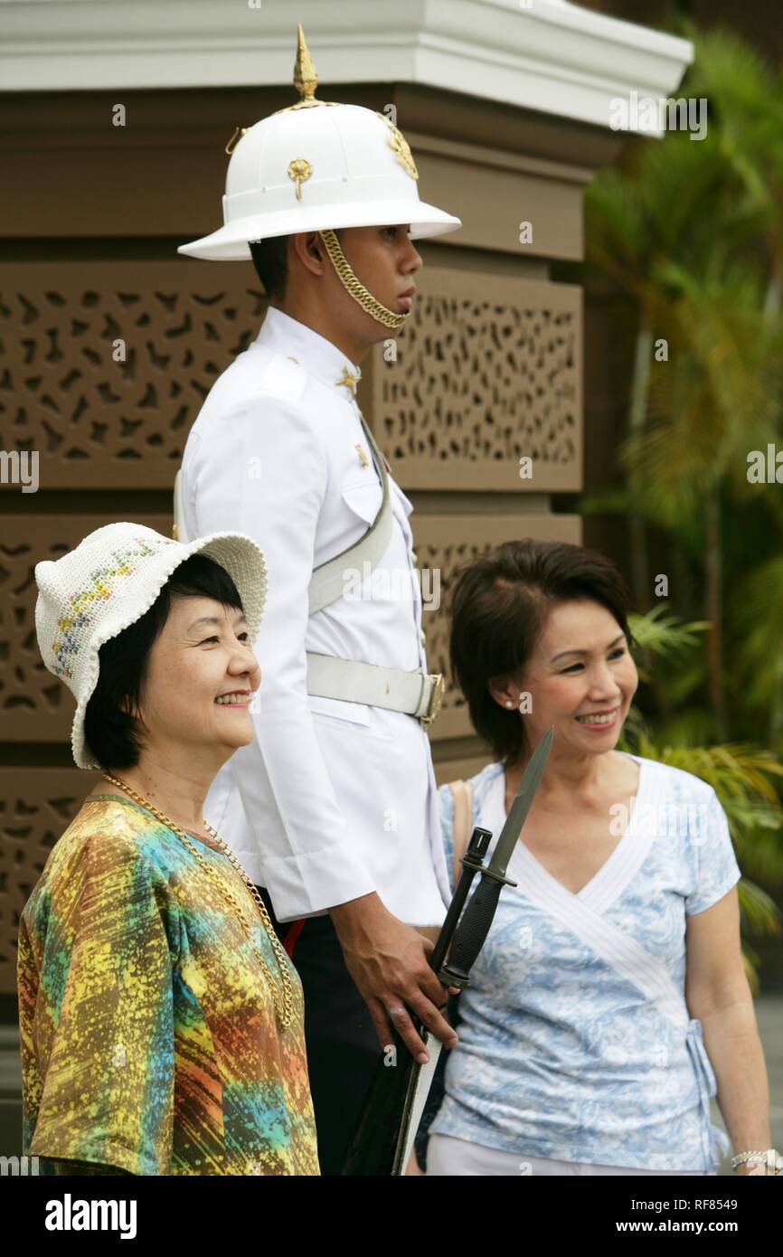 THA Thailand Bangkok Royal Grand Palace. | Stockfoto