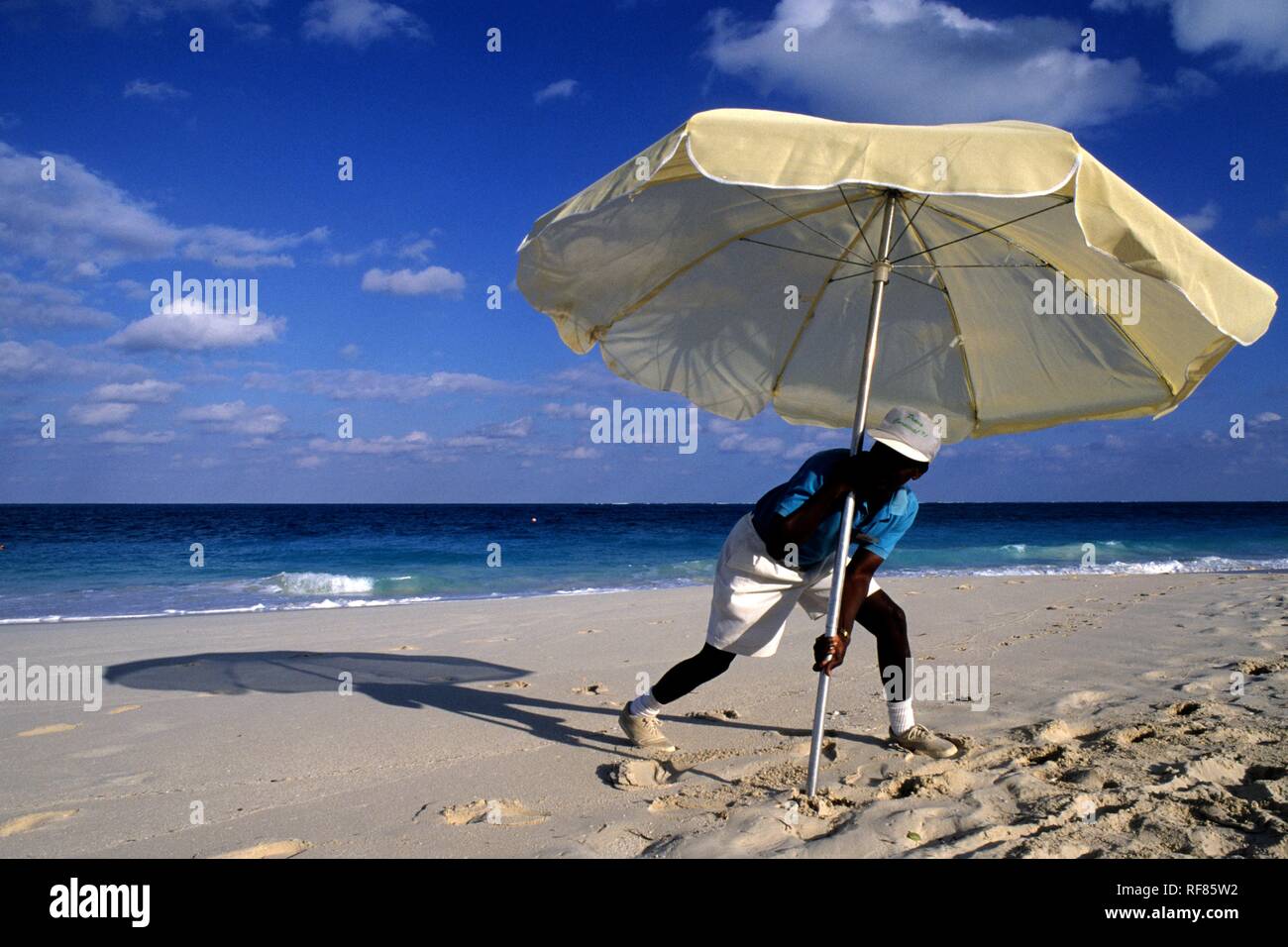 Grace Bay Club Hotel Resort Providenciales Turks und Caicos Inseln Bahamas Karibik Stockfoto