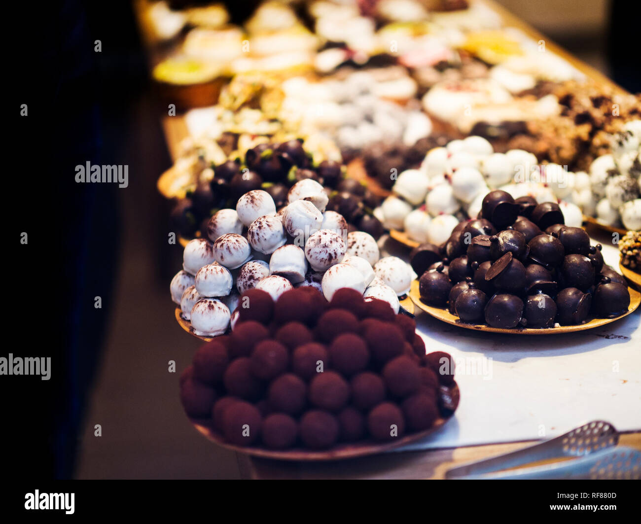 Süßigkeiten in einem Geschäft Stockfoto