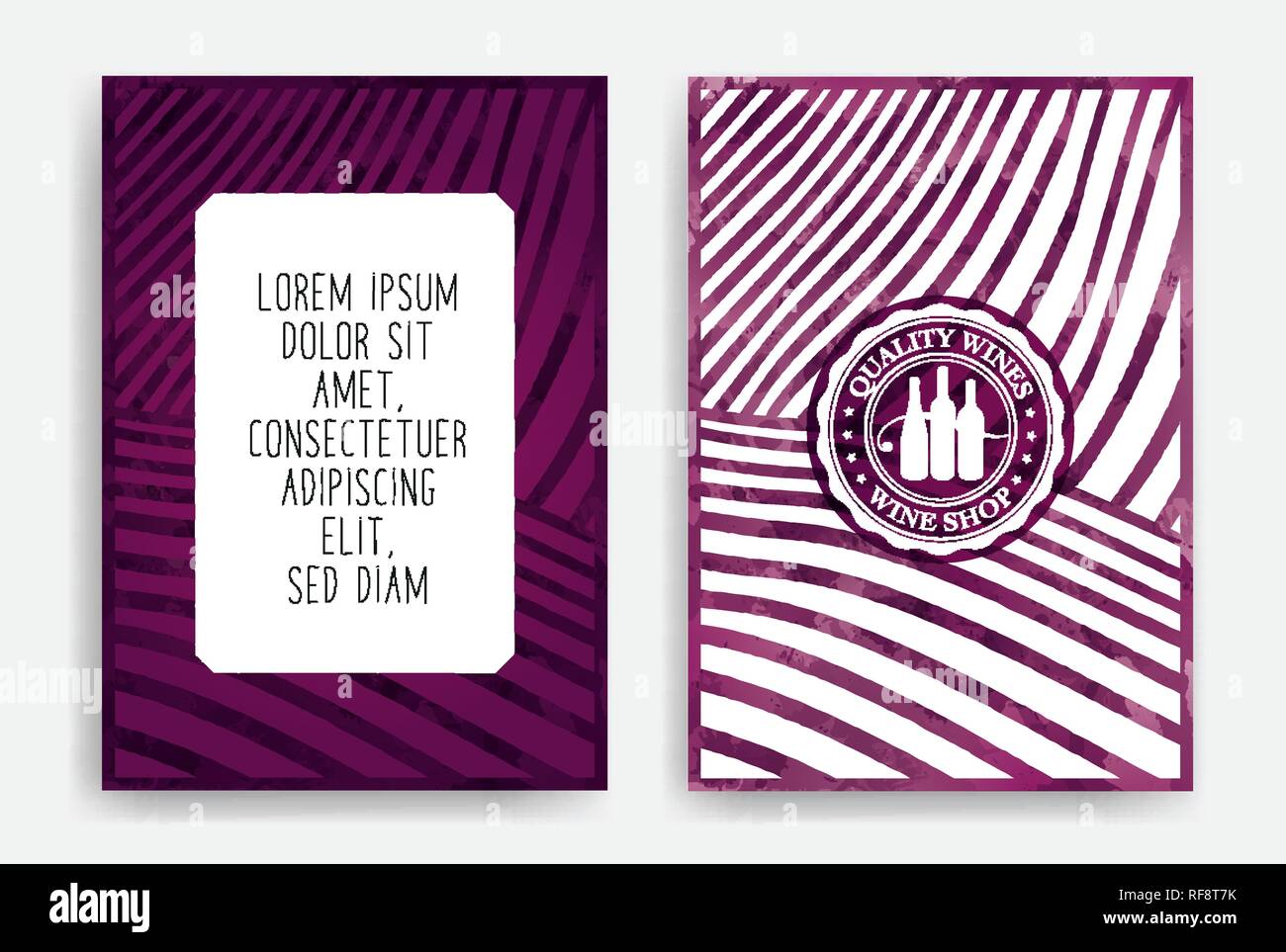 Vorlagen mit Wein Designs. Zeichnung der Zeilen von Weinbergen mit Wein Flecken. Broschüren, Plakate, Einladungskarten, Werbemittel, Banner, Menüs, Buch cov Stock Vektor Vorlagen mit Wein Designs. Zeichnung der Zeilen von Weinbergen mit Wein Flecken. Broschüren, Plakate, Einladungskarten, Werbemittel, Banner, Menüs, Buch cov Stock Vektor
