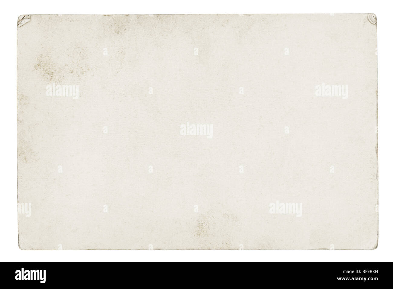 Vintage Papier Hintergrund isoliert - (clipping path enthalten) Stockfoto